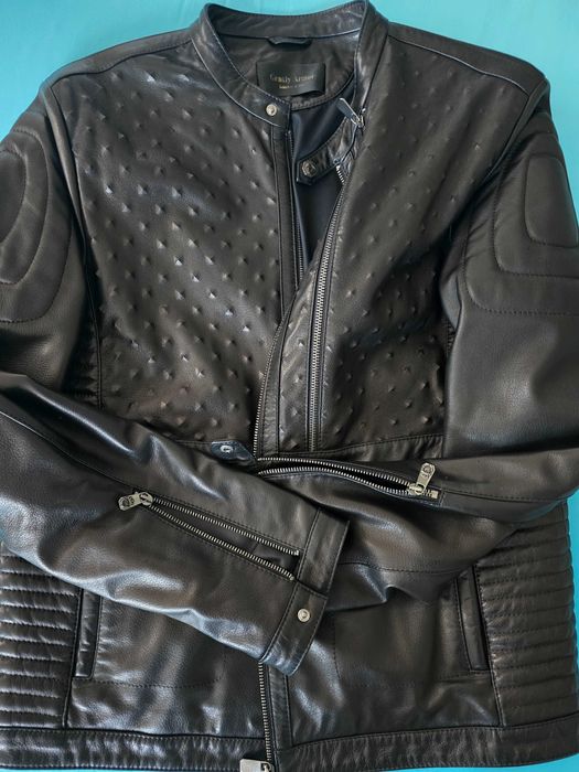 Кожено яке мъжко ххл вталено