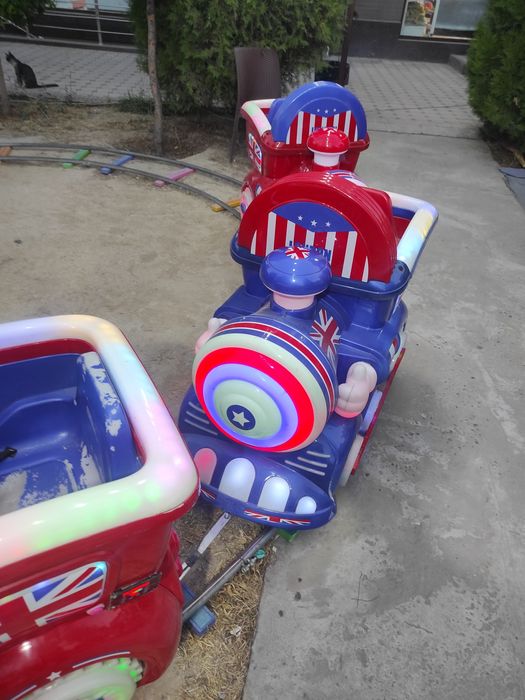 Atraksion poezd karusel kachela sotiladi batut ham bor