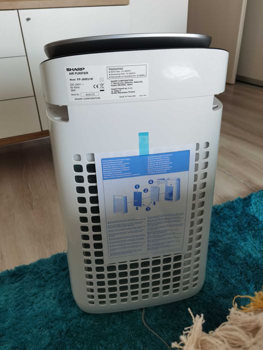 Purificator aer SHARP Plasmacluster FPJ60EUWHEPA, ionizare