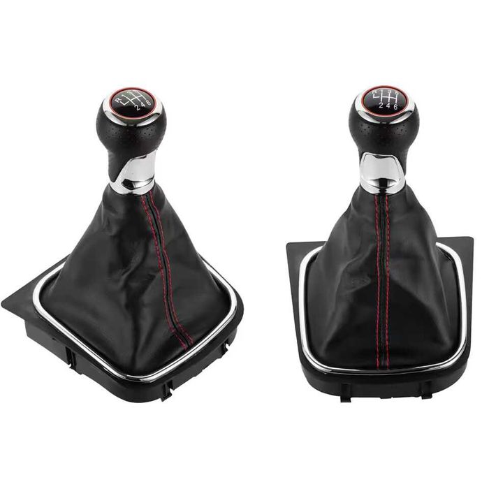 Nuca Schimbator cu Manson Piele Perforata VW Golf Jetta Scirocco Eos