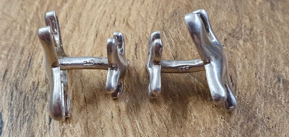 Butoni argint 925 stea de mare model Tiffany