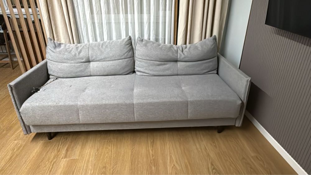 Диван ашылатын серый б/у