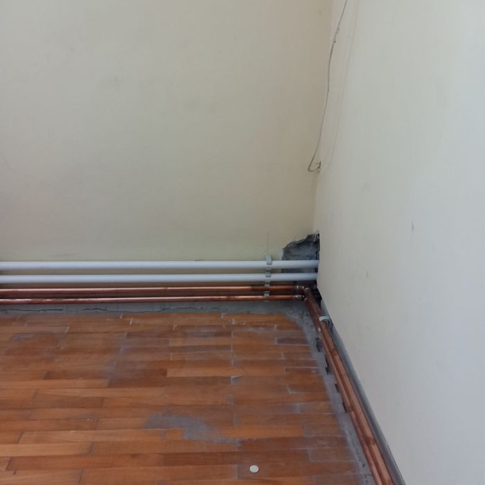 Montaj radiatoare teava aparenta