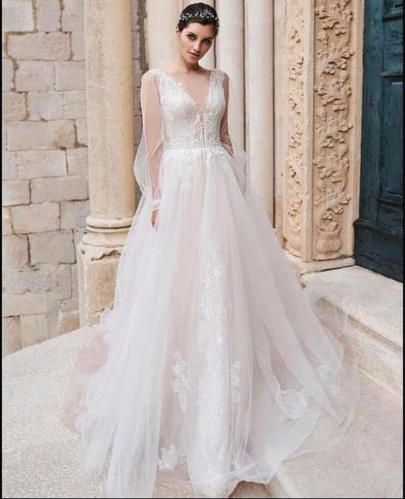 Роскошное свадебное платье