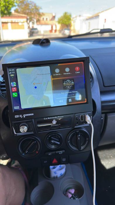 PROMO - Navigatie Android 15 1DIN Universala Ecran Retractabil Carplay
