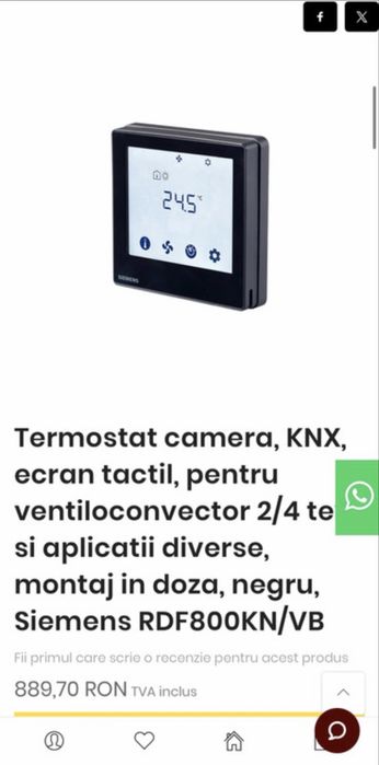 termostat camera siemens