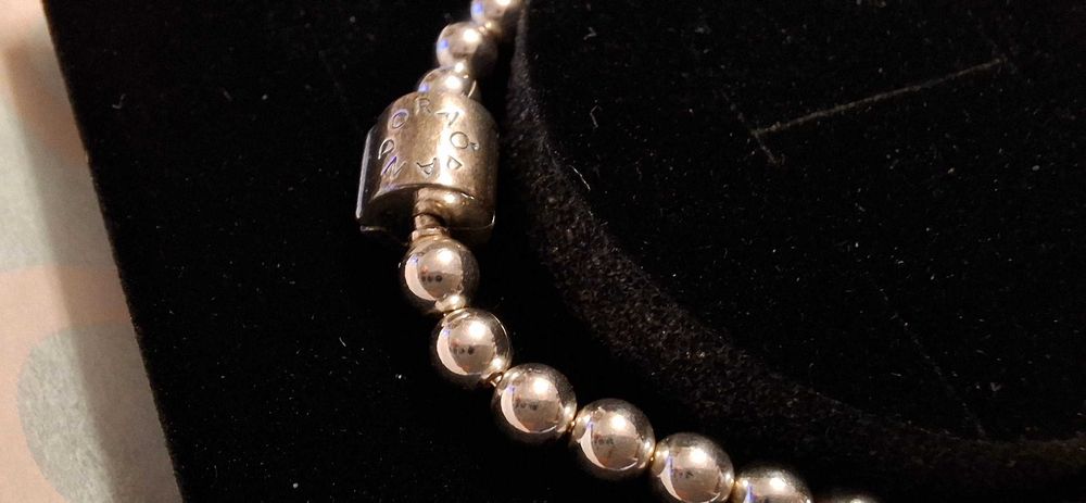 Brățară Pandora Silver Beads Pavé 598342CZ – nouă