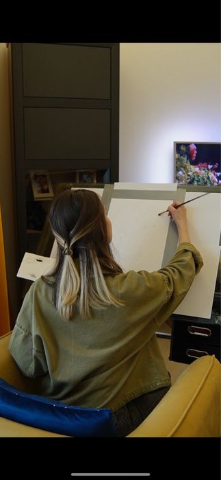 Portret la comandă – desenate manual în cărbune