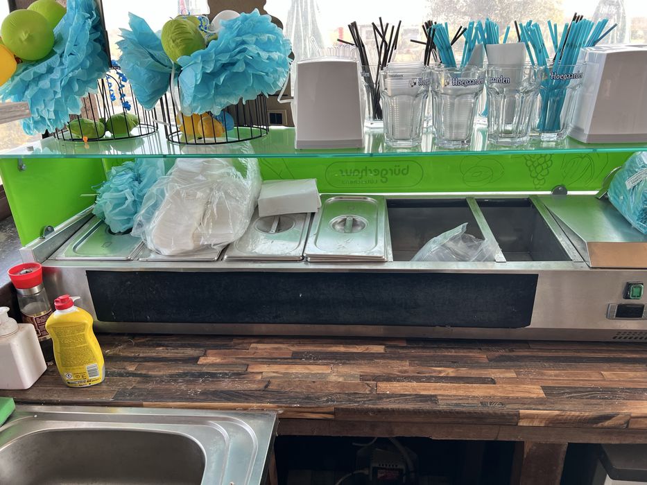 Витрина за зеленчуци 150см бен мари