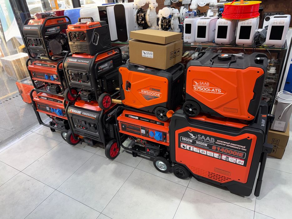 Генератор KM5000iE-3.5 кВт инвертор (движок) generator , dvijok