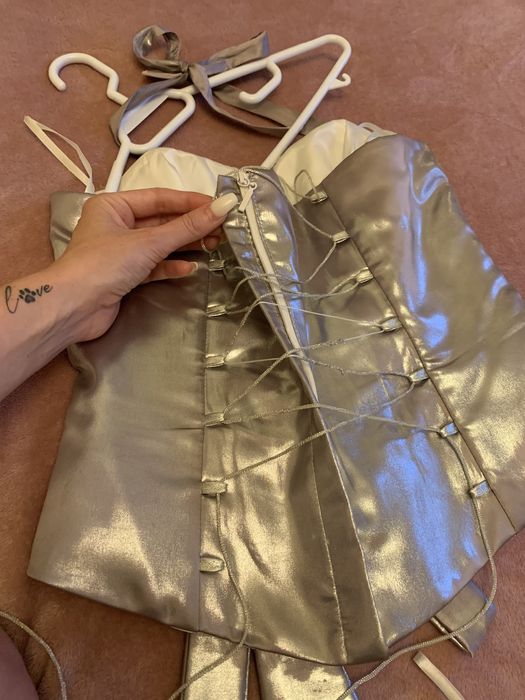 Rochie argintie ocazie