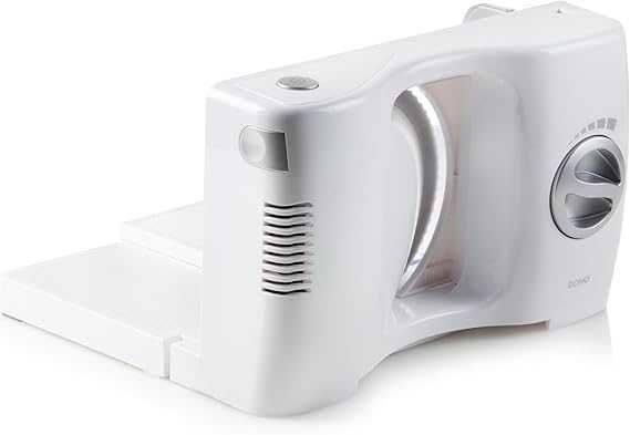 Слайс Машина за рязане Domo 120W MS171, бяла, леко спукана приставка