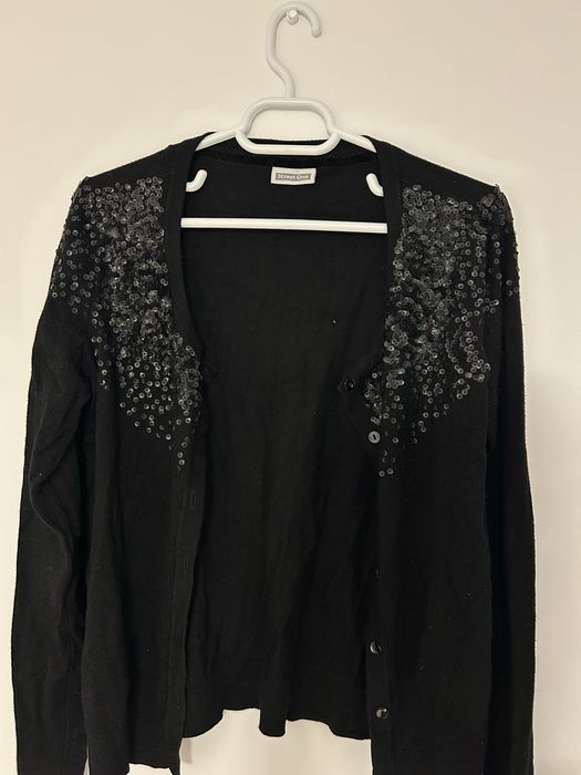 Pulover negru cu paiete