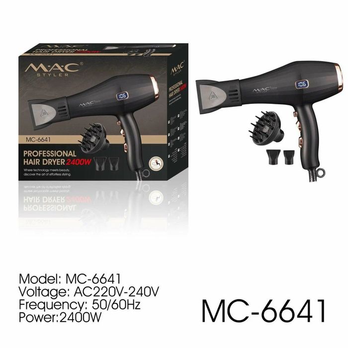 Mac фен 6641 профессионалный фен ионизаци