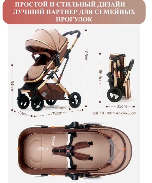 Продам коляску трансформер 2 в 1