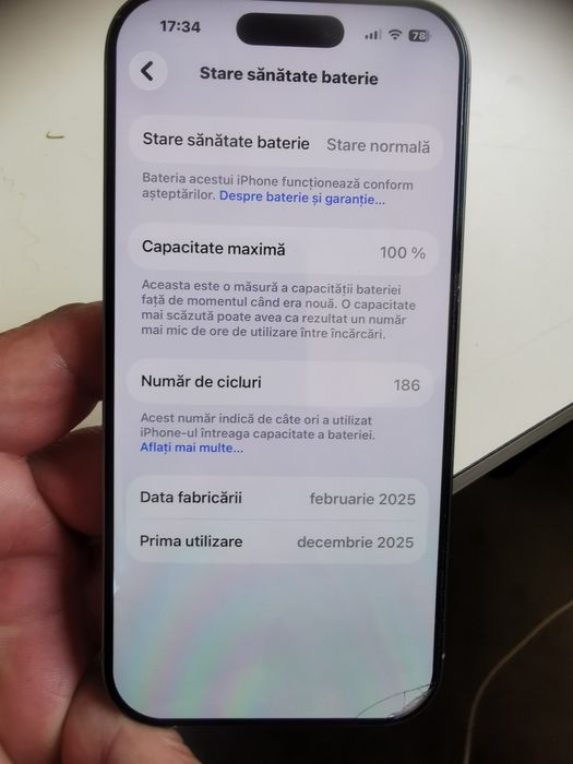 Vând IPHONE 16 pro