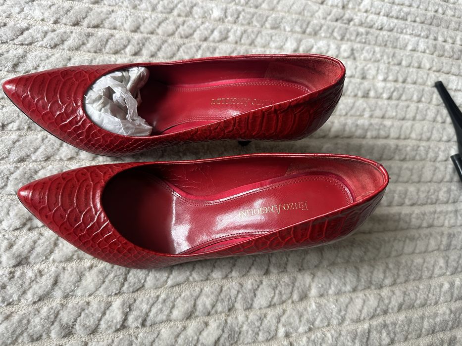 Pantofi piele rosie Enzo Angiolini  38