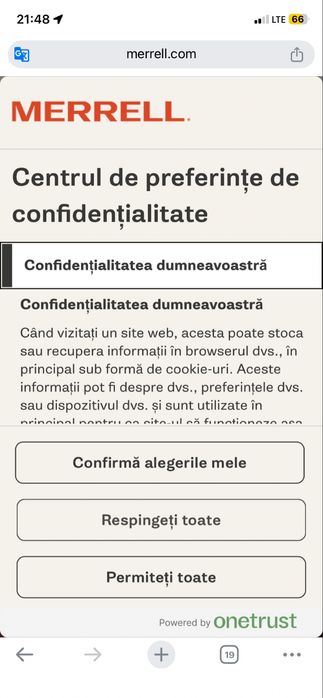 Ghete merrell noi,de primavara