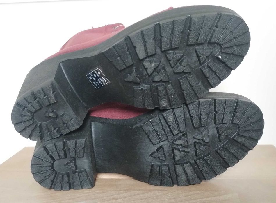 Ghete, Botine cu toc si sireturi, visinii, mar 39 NOI