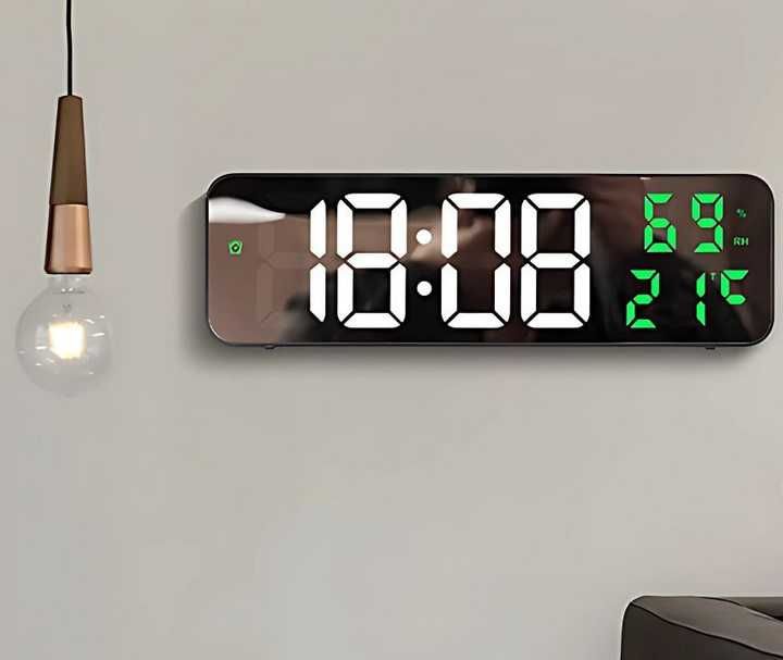 Дигитален часовник 3в1 с температура и влажност