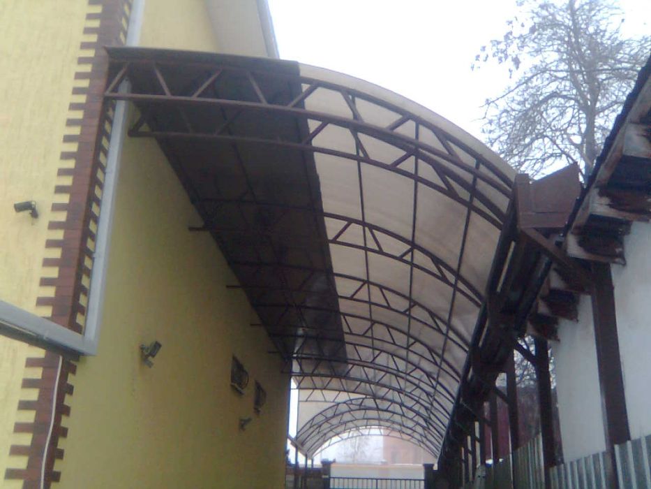 Навесы! Полигаль! Откатные ворота!