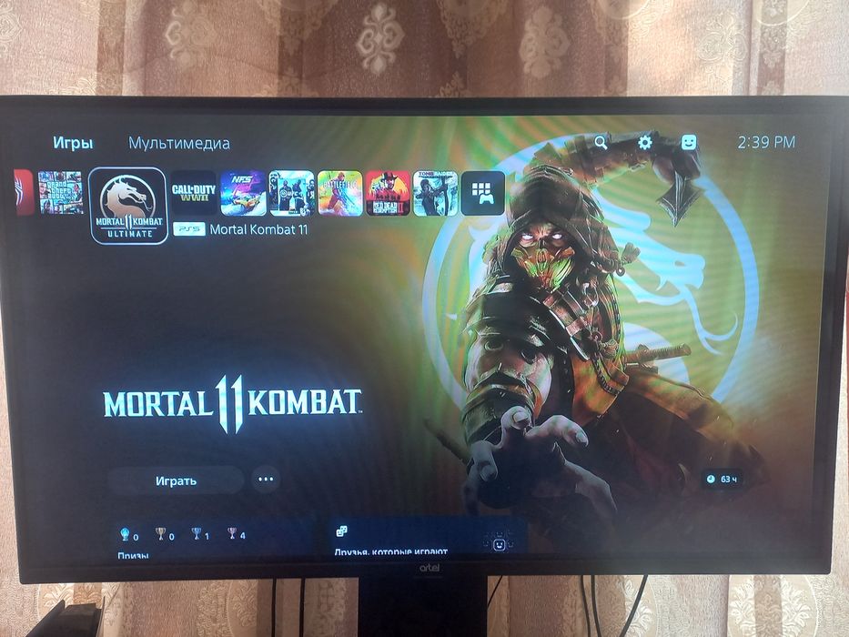 PS5 slim holati ideal tiniq 2 original djoystik bor o'yinlar yozilgan