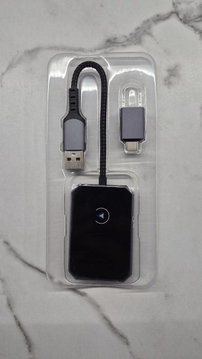 AdaptAuto Wireless 2 în 1, Compatibil cu IOS/Android