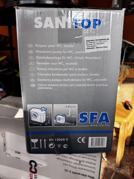 Sanipomp pompa pentru ape izate