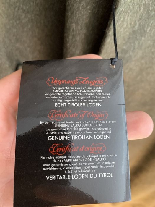 Вълнено Ново Мъжко палто от 100% Тиролска вълна произведено в Австрия