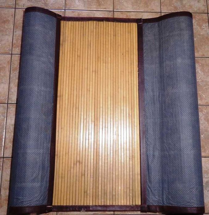 Килим 178 х 120 см. в стил „Рустик” от тънки бамбукови летвички