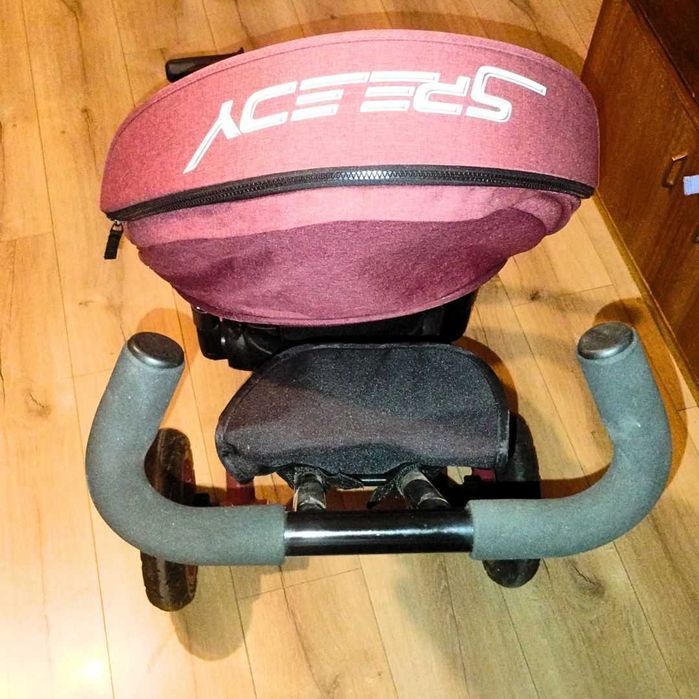 Детска Premium Триколка LORELLI  360° SPEEDY AIR YELLOW BLACK