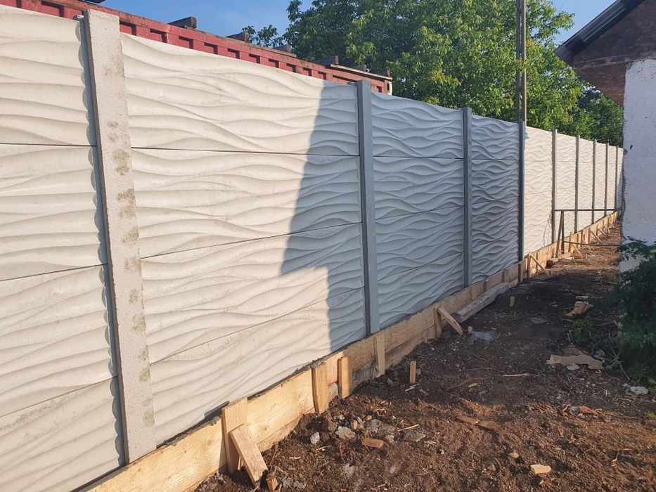 Gard placi beton