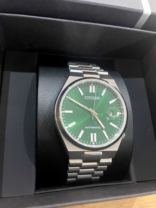 Ceas Citizen Tsuyosa - Elegant Green 40mm - purtat putin - stare foarte buna