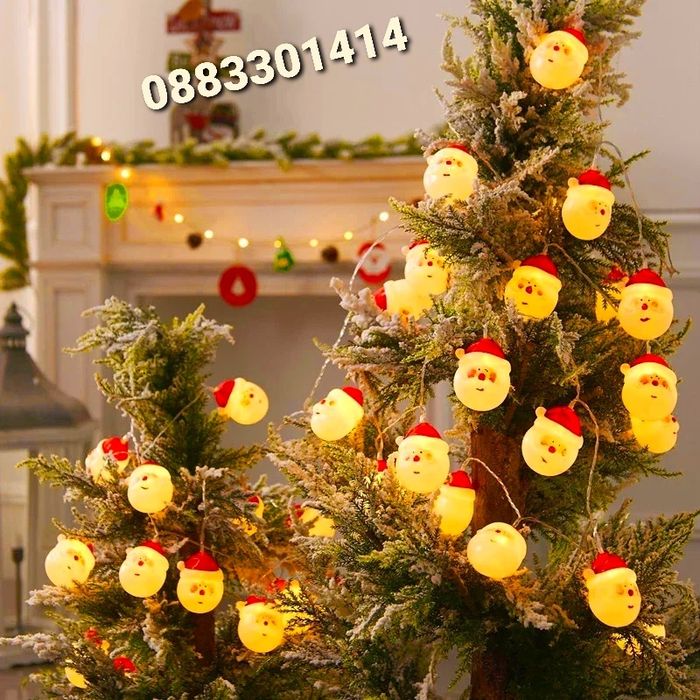 Коледни лампички Украса Дядо Коледа