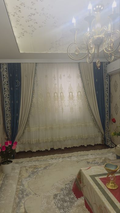 Парда сотилади эшик ойна пардаси камплект зашитник билан