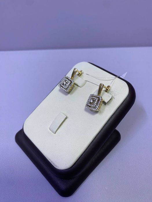 Золотые  серьги / СТ 869017