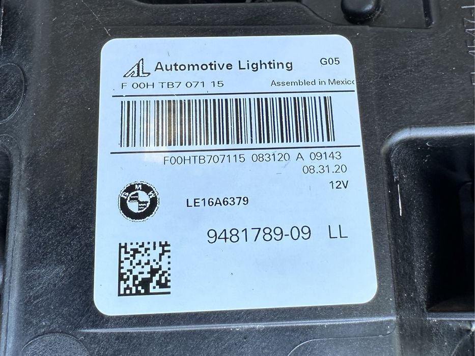 Far stânga BMW X5 G05, X6 G06 Laser : 9481789