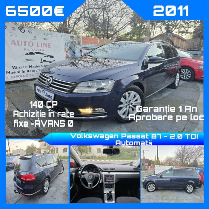 Volkswagen Passat B7 - 2.0TDI - 140 CP - 2011 - Automat- Navigatie
