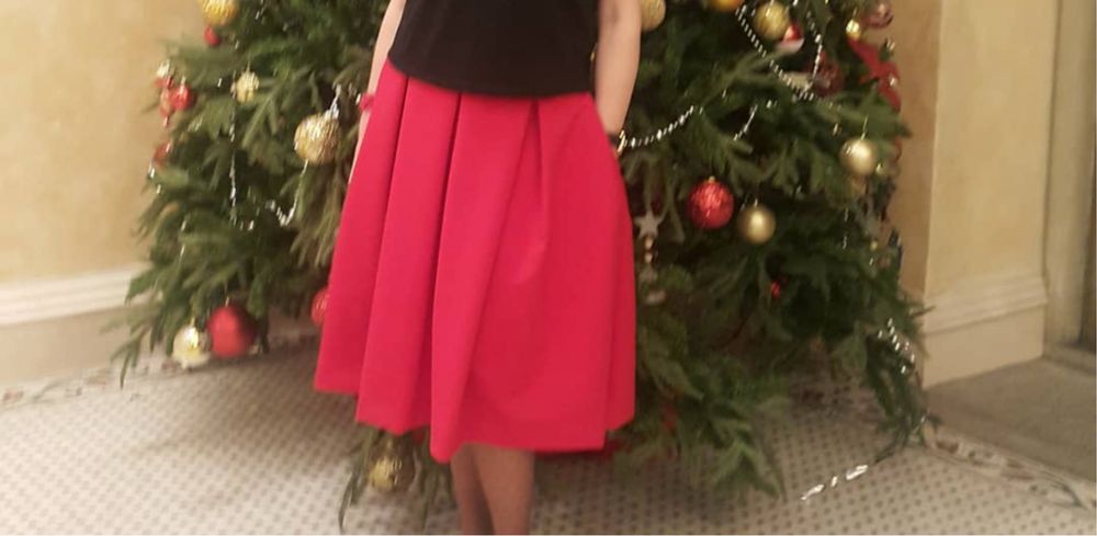 Юбка из тонкой шерсти