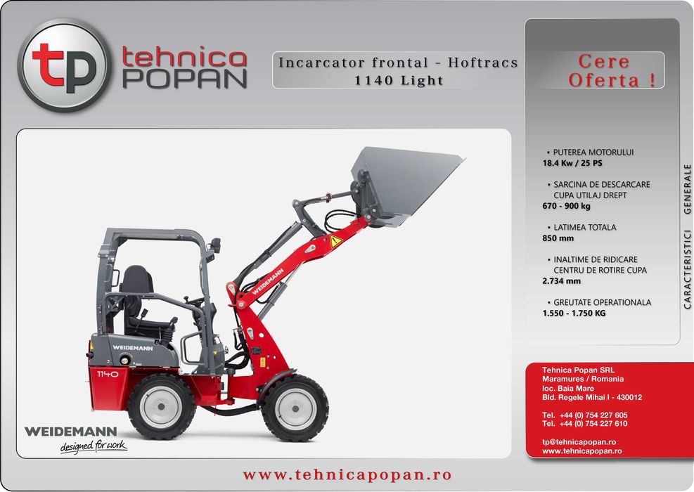 OFERTA finantare la toata gama -WEIDEMANN