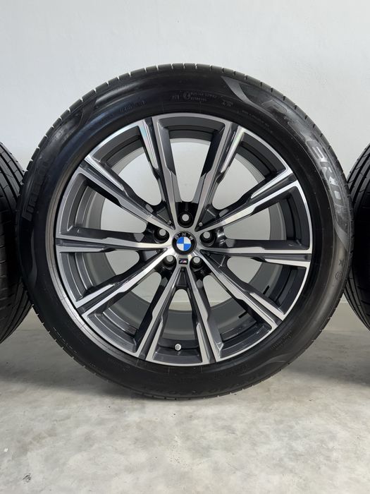 Jante Bmw X5 X6 R20 G05 G06 M740 Originale Pirelli 2024 de vara