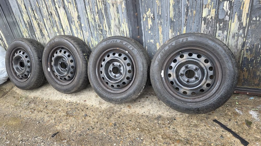 Джанти 15" Kia/Hyundai 5x114.3 5.5j ET47 /67.1 mm. С гуми 2021 185/65/15 Falken