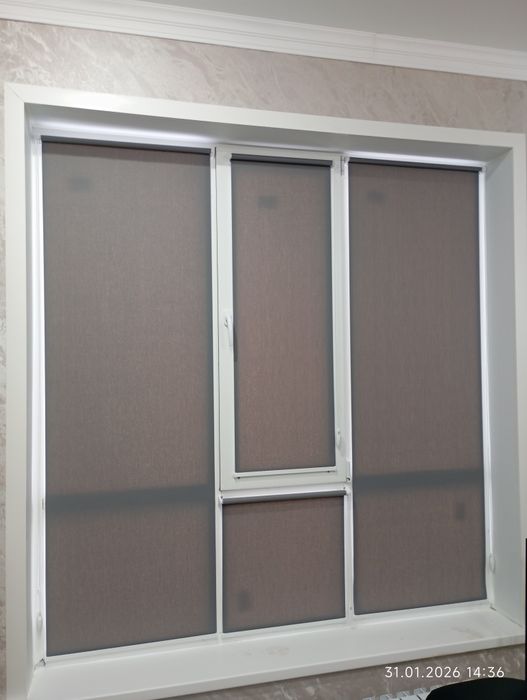 Жалюзи ролл шторы день ночь