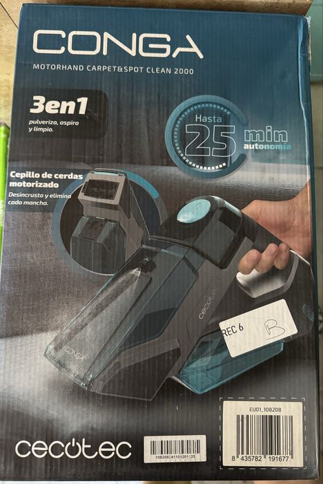 Безжична перяща прахосмукачка Cecotec Conga MotorHand Carpet&Spot Clean 2000