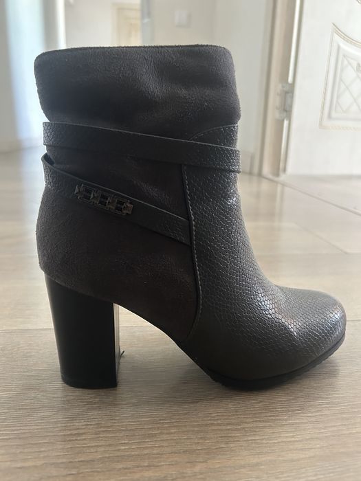 осенние ботинки кожа