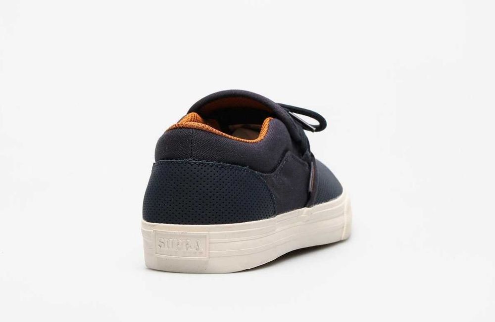 %ПРОМО% SUPRA № 41 & 42 – Мъжки кожени обувки в тъмно синьо нови