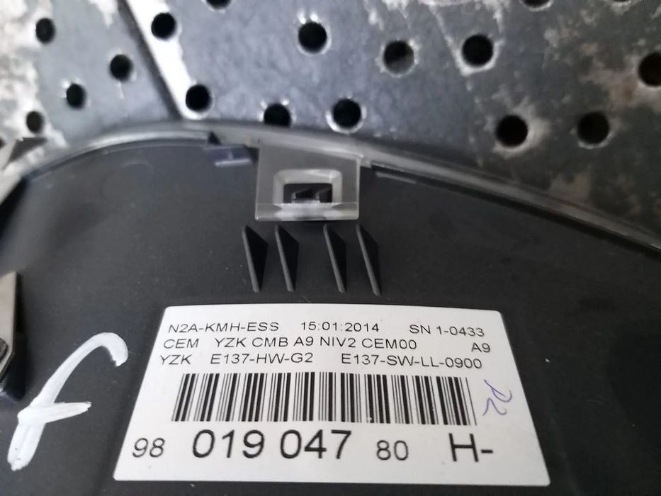 Ceasuri bord benzina peugeot 208 1 ca cc 9801904780h