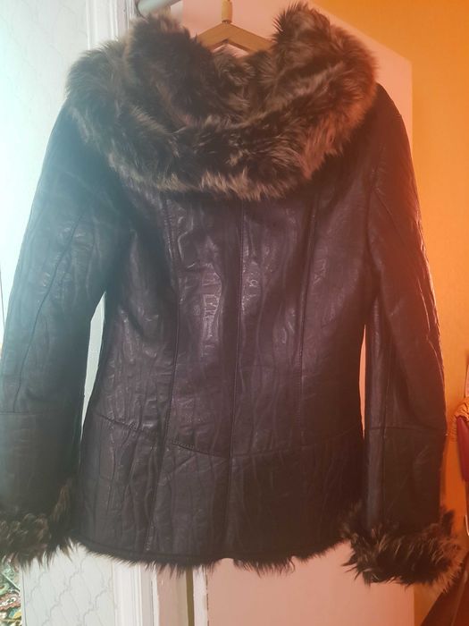 Дубленка женская кожаная