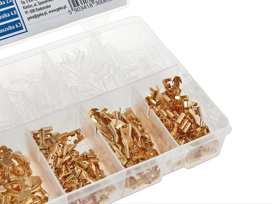 Set conectori auto 450 piese 2.8-6.3 mm geko