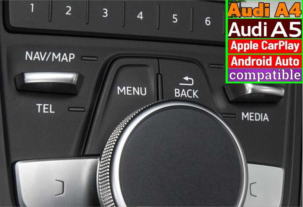 Ауди Активация/отключване Apple CarPlay Android Auto Audi A4 B9 A5 Q5